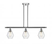  516-3I-PC-G654-6 - Cindyrella - 3 Light - 36 inch - Polished Chrome - Cord hung - Island Light