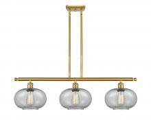  516-3I-SG-G247 - Gorham - 3 Light - 36 inch - Satin Gold - Cord hung - Island Light