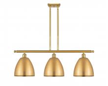  516-3I-SG-MBD-9-SG - Bristol - 3 Light - 36 inch - Satin Gold - Cord hung - Island Light