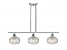  516-3I-SN-G555-8CL - Ithaca - 3 Light - 36 inch - Brushed Satin Nickel - Cord hung - Island Light