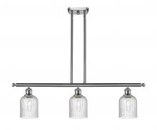  516-3I-SN-G559-5SDY - Bridal Veil - 3 Light - 36 inch - Brushed Satin Nickel - Cord hung - Island Light