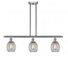  516-3I-SN-G82 - Eaton - 3 Light - 36 inch - Brushed Satin Nickel - Cord hung - Island Light