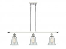  516-3I-WPC-G2812 - Hanover - 3 Light - 36 inch - White Polished Chrome - Cord hung - Island Light