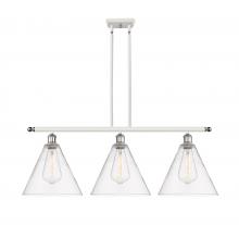  516-3I-WPC-GBC-122 - Berkshire - 3 Light - 39 inch - White Polished Chrome - Cord hung - Island Light