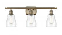  516-3W-AB-G394 - Ellery - 3 Light - 25 inch - Antique Brass - Bath Vanity Light