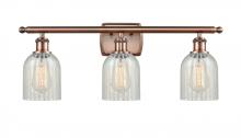  516-3W-AC-G2511 - Caledonia - 3 Light - 25 inch - Antique Copper - Bath Vanity Light