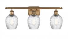  516-3W-BB-G292 - Salina - 3 Light - 26 inch - Brushed Brass - Bath Vanity Light