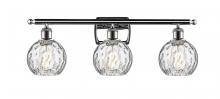  516-3W-PC-G1215-6 - Athens Water Glass - 3 Light - 26 inch - Polished Chrome - Bath Vanity Light