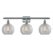  516-3W-PC-G125 - Athens - 3 Light - 28 inch - Polished Chrome - Bath Vanity Light