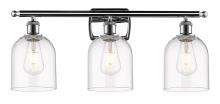  516-3W-PC-G558-6CL - Bella - 3 Light - 26 inch - Polished Chrome - Bath Vanity Light