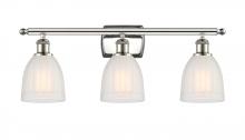  516-3W-PN-G441 - Brookfield - 3 Light - 26 inch - Polished Nickel - Bath Vanity Light