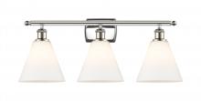  516-3W-PN-GBC-81 - Berkshire - 3 Light - 28 inch - Polished Nickel - Bath Vanity Light