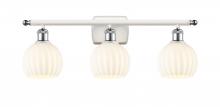 Innovations Lighting 516-3W-WPC-G1217-6WV - White Venetian - 3 Light - 26 inch - White Polished Chrome - Bath Vanity Light