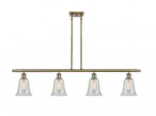  516-4I-AB-G2811 - Hanover - 4 Light - 48 inch - Antique Brass - Cord hung - Island Light