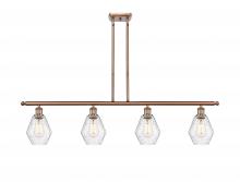  516-4I-AC-G654-6 - Cindyrella - 4 Light - 48 inch - Antique Copper - Cord hung - Island Light