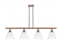  516-4I-AC-GBC-82 - Berkshire - 4 Light - 48 inch - Antique Copper - Cord hung - Island Light