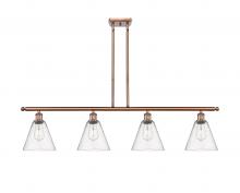  516-4I-AC-GBC-84 - Berkshire - 4 Light - 48 inch - Antique Copper - Cord hung - Island Light