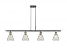  516-4I-BAB-G275 - Conesus - 4 Light - 48 inch - Black Antique Brass - Cord hung - Island Light