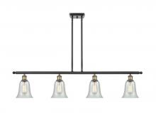  516-4I-BAB-G2812 - Hanover - 4 Light - 48 inch - Black Antique Brass - Cord hung - Island Light