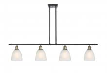  516-4I-BAB-G381 - Castile - 4 Light - 48 inch - Black Antique Brass - Cord hung - Island Light