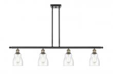  516-4I-BAB-G394 - Ellery - 4 Light - 48 inch - Black Antique Brass - Cord hung - Island Light