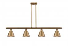  516-4I-BB-M8 - Smithfield - 4 Light - 48 inch - Brushed Brass - Cord hung - Island Light