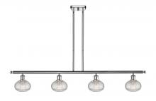  516-4I-PC-G555-6CL - Ithaca - 4 Light - 48 inch - Polished Chrome - Cord hung - Island Light