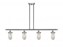  516-4I-SN-CE231-CL - Kingsbury - 4 Light - 48 inch - Brushed Satin Nickel - Cord hung - Island Light