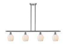  516-4I-SN-G461-6 - Norfolk - 4 Light - 48 inch - Brushed Satin Nickel - Cord hung - Island Light