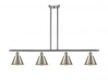  516-4I-SN-M8 - Smithfield - 4 Light - 48 inch - Brushed Satin Nickel - Cord hung - Island Light