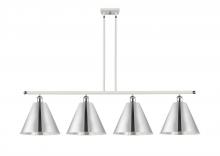  516-4I-WPC-MBC-12-PC - Berkshire - 4 Light - 50 inch - White Polished Chrome - Cord hung - Island Light