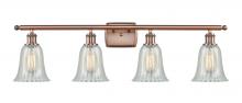  516-4W-AC-G2811 - Hanover - 4 Light - 36 inch - Antique Copper - Bath Vanity Light