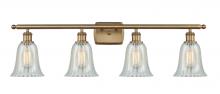  516-4W-BB-G2811 - Hanover - 4 Light - 36 inch - Brushed Brass - Bath Vanity Light