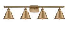  516-4W-BB-M8 - Smithfield - 4 Light - 37 inch - Brushed Brass - Bath Vanity Light