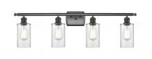  516-4W-OB-G802 - Clymer - 4 Light - 34 inch - Oil Rubbed Bronze - Bath Vanity Light