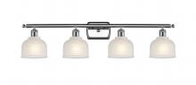  516-4W-PC-G411 - Dayton - 4 Light - 36 inch - Polished Chrome - Bath Vanity Light