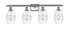  516-4W-SN-G557-6CL - Vaz - 4 Light - 36 inch - Brushed Satin Nickel - Bath Vanity Light