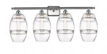  516-4W-SN-G557-8CL - Vaz - 4 Light - 38 inch - Brushed Satin Nickel - Bath Vanity Light