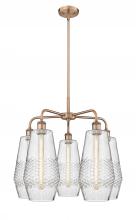  516-5CR-AC-G684-7 - Windham - 5 Light - 25 inch - Antique Copper - Chandelier