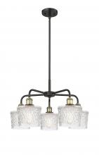  516-5CR-BAB-G402 - Niagara - 5 Light - 25 inch - Black Antique Brass - Chandelier