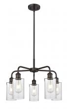  516-5CR-OB-G804 - Clymer - 5 Light - 22 inch - Oil Rubbed Bronze - Chandelier