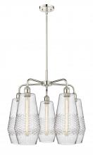  516-5CR-PN-G684-7 - Windham - 5 Light - 25 inch - Polished Nickel - Chandelier