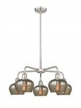  516-5CR-SN-G96 - Fenton - 5 Light - 25 inch - Satin Nickel - Chandelier