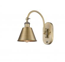  518-1W-BB-M8 - Smithfield - 1 Light - 7 inch - Brushed Brass - Sconce