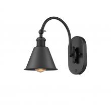  518-1W-BK-M8 - Smithfield - 1 Light - 7 inch - Matte Black - Sconce