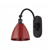  518-1W-OB-MBD-75-RD - Plymouth - 1 Light - 8 inch - Oil Rubbed Bronze - Sconce