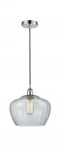  616-1P-PC-G92-L - Fenton - 1 Light - 11 inch - Polished Chrome - Cord hung - Mini Pendant