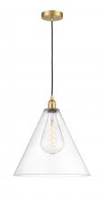  616-1P-SG-GBC-162 - Berkshire - 1 Light - 16 inch - Satin Gold - Mini Pendant