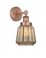 Innovations Lighting 616-1W-AC-G146 - Chatham - 1 Light - 7 inch - Antique Copper - Sconce