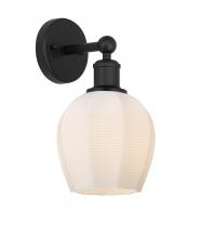  616-1W-BK-G461-6 - Norfolk - 1 Light - 6 inch - Matte Black - Sconce